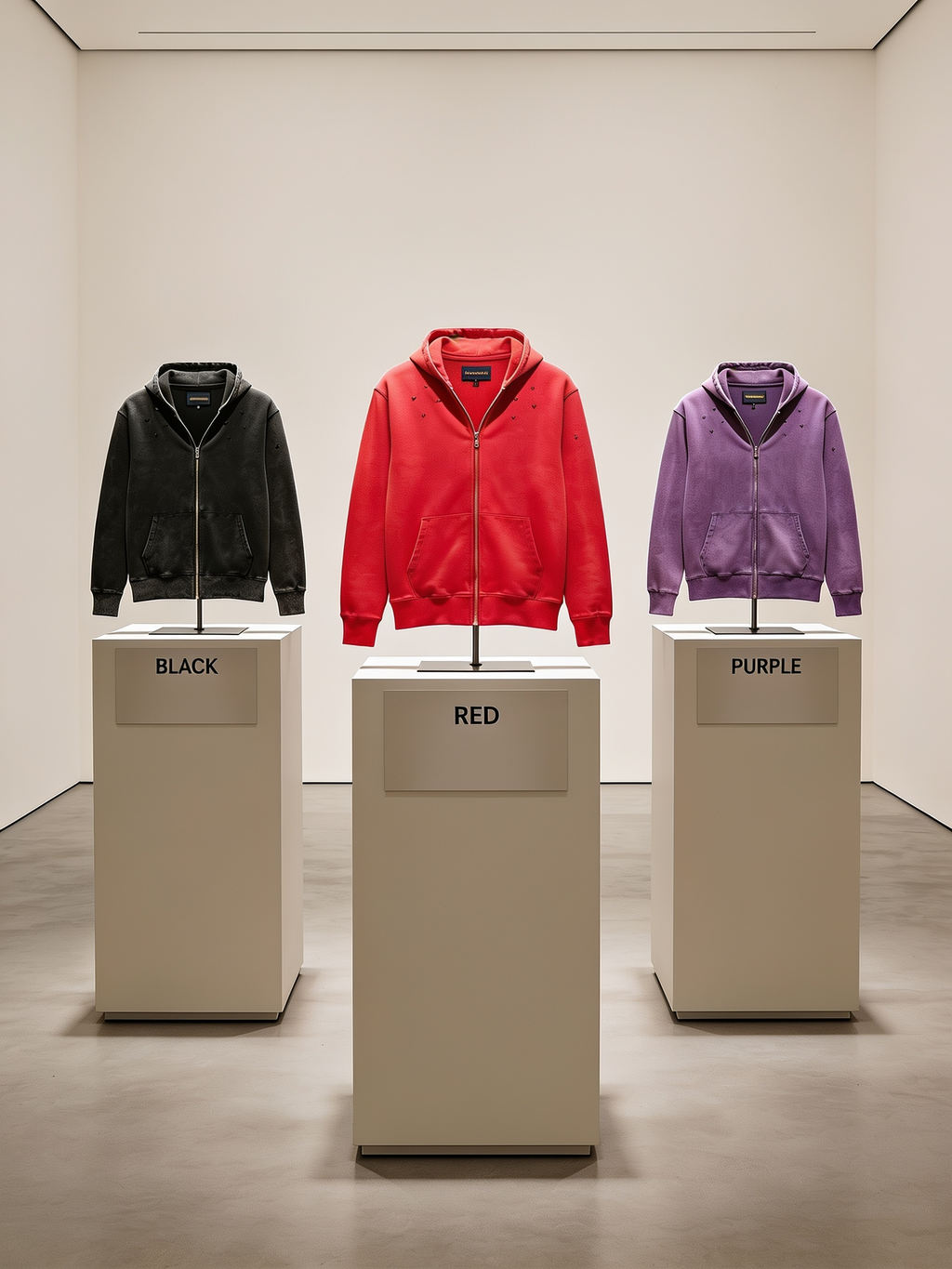 French Terry Cotton Hoodie
